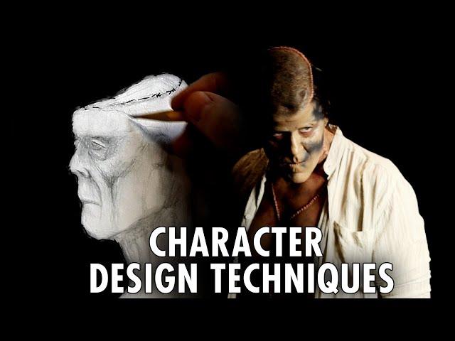 Character Design Techniques: Sketching, Photoshop, Sculpting & Prosthetic Makeup Testing TRAILER