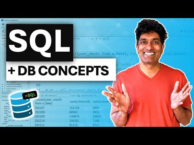 Learn SQL + Database Concepts in 20 Minutes