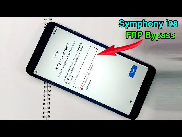 SYMPHONY I98 FRP BYPASS | SYMPHONY I98 GOOGLE ACCOUNT REMOVE | GOOGLE ACCOUNT UNLOCK SYMPHONY I98 |