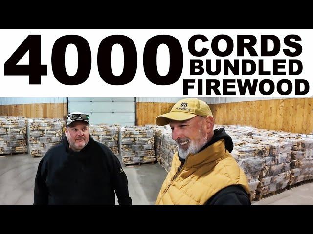 4000 CORDS of BUNDLED FIREWOOD!