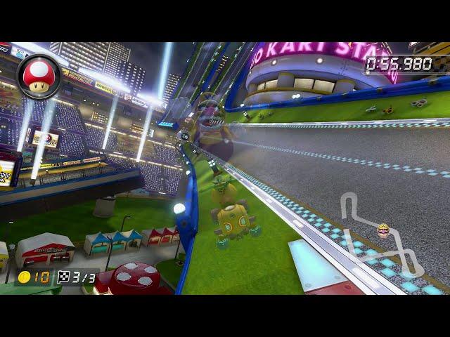 Mario Kart Stadium [200cc] - 1:07.725 - Matt Turk (Mario Kart 8 Deluxe World Record)