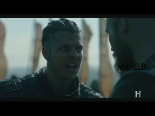 Ivar the boneless declares war on Ubbe, Bjorn and largartha | (Vikings)