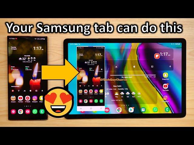 Try this if you've got a Samsung Tab and a Galaxy Smartphone