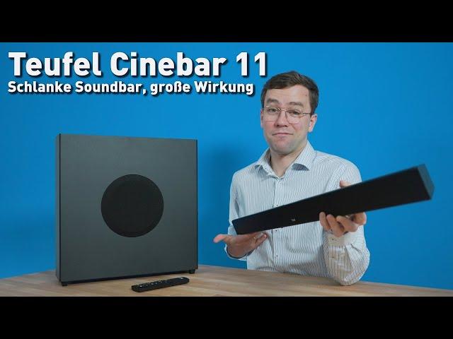 Teufel Cinebar 11 - Schlanke Soundbar, große Wirkung