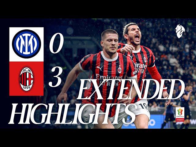 Jović brace & Reijnders' goal book a place in the final | Inter 0-3 AC Milan | Extended Highlights