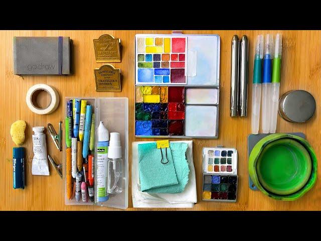 ART SUPPLIES FOR TRAVEL  Pack With Me for EUROPE!