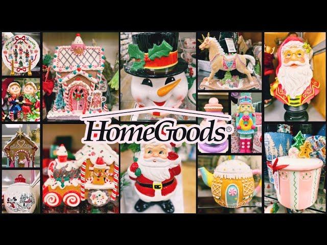  HUGE HOMEGOODS Christmas Shop With Me!! Christmas Decor Shop With Me! Cozy Christmas Ideas!!