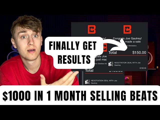 How I Made $1000 In 1 Month selling Beats