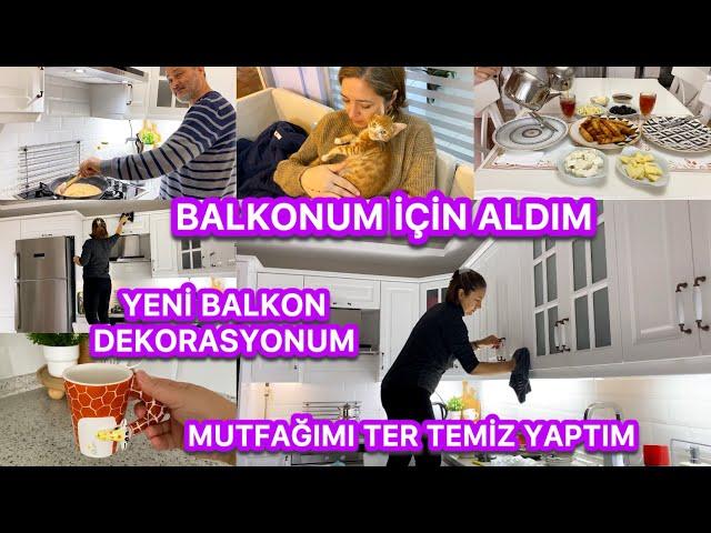 SONUNDA YENİSİNİ ALDIMBALKONUMA ÇOK YAKIŞTIMUTFAĞIMI PARLATTIMEŞİMİ ANLAMIYORUM‼️DOĞUM GÜNÜ️