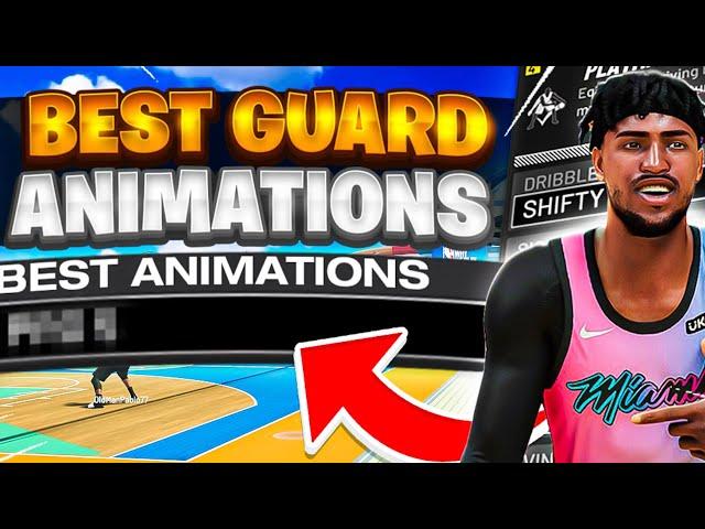 BEST NBA 2K25 GUARD (6'4 & Under) ANIMATIONS (BEST JUMPSHOTS, LAYUP + DUNK PACKAGES & DRIBBLE MOVES)