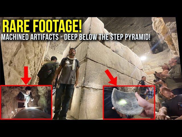 Rare Footage from Egypt - Ancient Machined Artifacts found deep beneath the Step Pyramid!