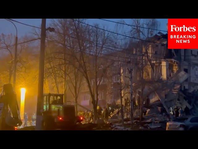 New Video Shows Aftermath Of Russian Missile Strikes On Zelensky’s Hometown Of Kryvyi Rih, Ukraine