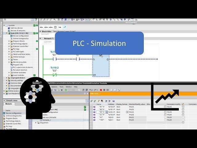 TIA Portal: PLC Simulation (PLCSIM S7-1500)