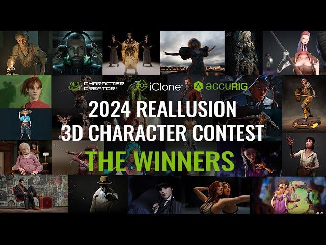 2024 Reallusion 3D Character Contest | Winner Announcement | Character Creator & iClone & AccuRIG