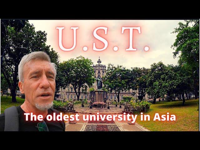 UNIVERSITY OF SANTO TOMAS - tour of the beautiful campus.