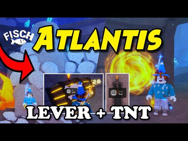 Fisch Atlantis Update FULL GUIDE | How to Get ALL LEVERS & TNT | Rod + Kraken PUZZLE (Roblox Fisch)