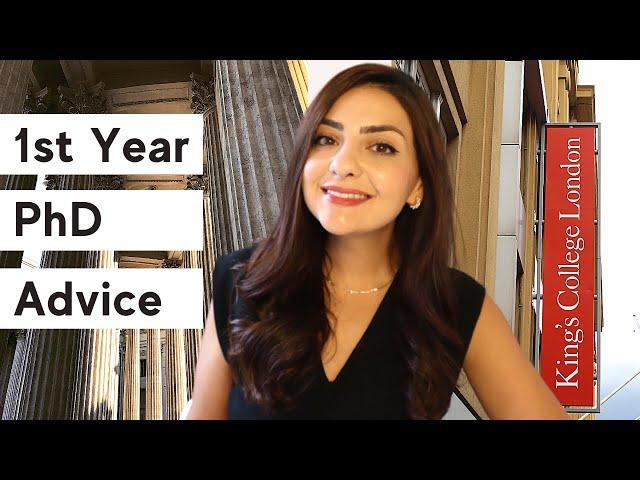 PhD student advice | Things to do in your first year