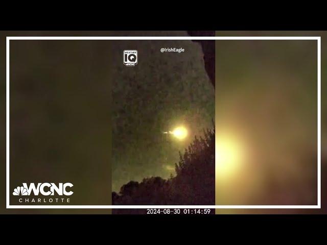 Meteor spotted over Blue Ridge mountains