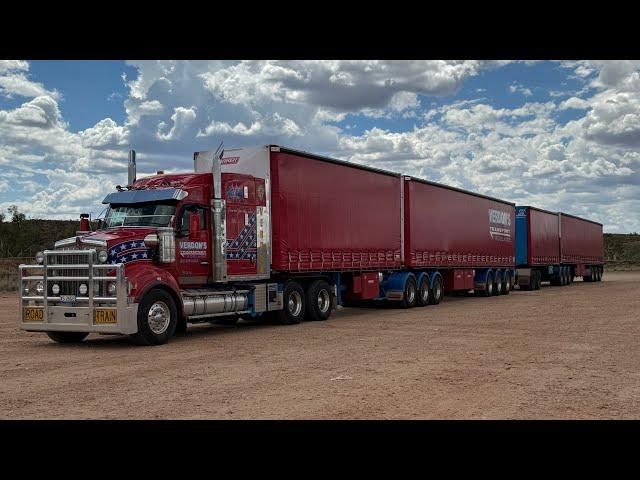 Road Trains [4K] - Australia - February 2024