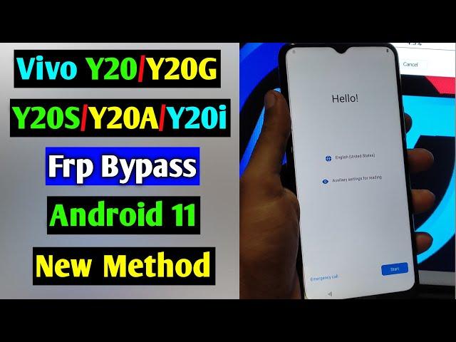 Vivo Y20G/Y20A/Y20S/Y20I/Y20 Frp Bypass/Reset Google Account Lock Android 11 | Without PC