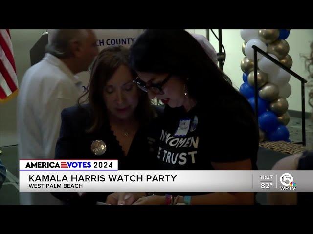 Democrats hold watch party in Palm Beach County