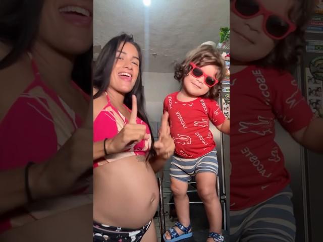 Dancing baby with glasses