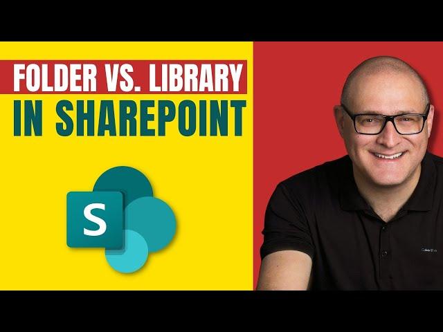 Folder vs.  Document Library in SharePoint Online