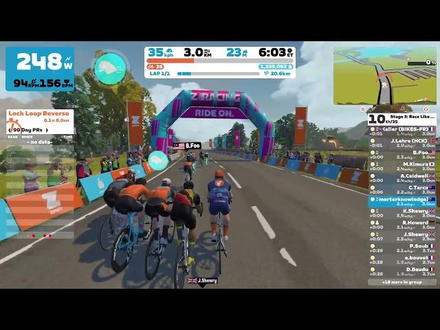 Zwift - Race: Stage 3: Race Like A Champ - The Muckle Yin (D) on The Muckle Yin in Scotland