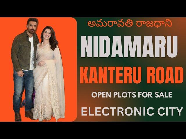 Amaravati Capital Open Plots For Sale Nidamaru Kanteru Main Road Electronic City