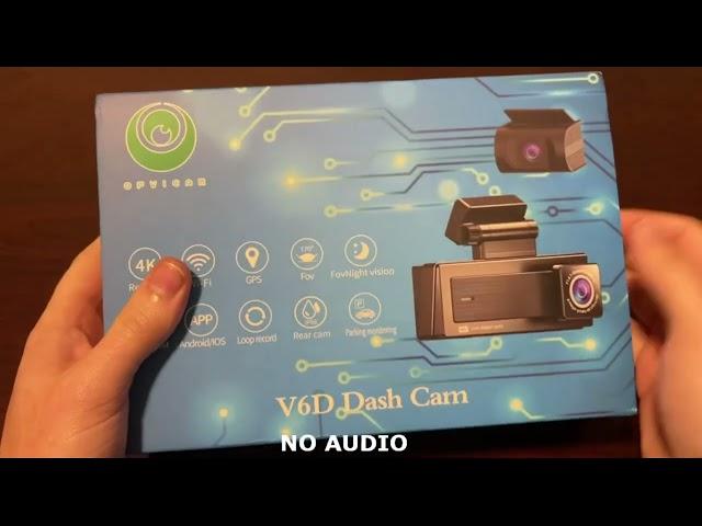 Review OPVICAM V6D Dash Cam Front and Rear,4K+1080P Dual Dash Camera for Cars,Built-in WiFi GPS Car