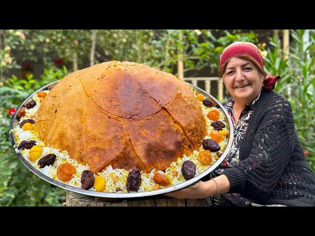 Shah Pilaf: Traditional Azerbaijani Cuisine Dish Special for Kings. 300-Year-Old Recipe!