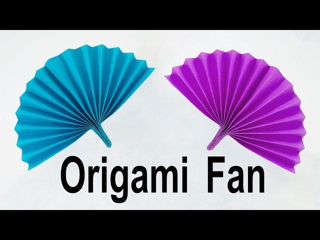 Origami Fan Tutorial (Traditional)