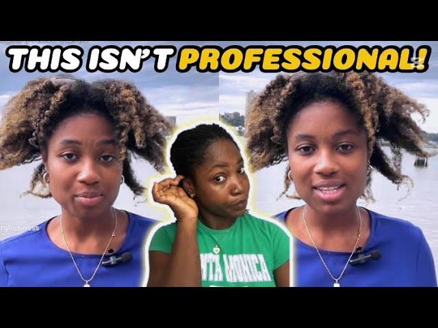 Reporter Faces BACKLASH Over Choice Of Natural Hair Style: is it justified??