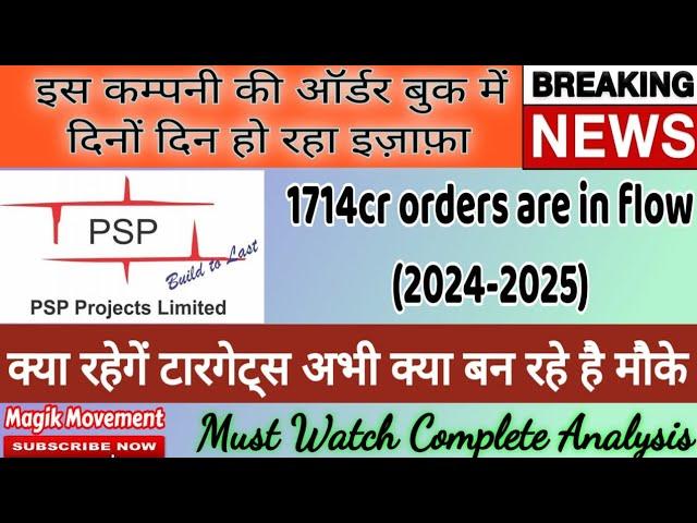 PSP project share latest news#PSP project stock news#PSU projectshare analysis#PSP stock updates#PSP