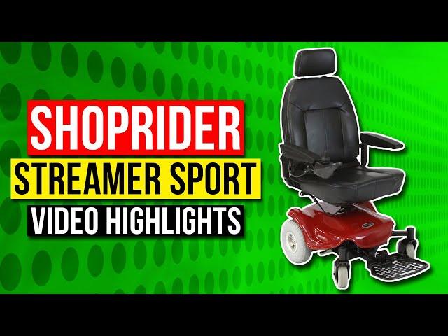 Shoprider Streamer Sport Power Wheelchair [2024]