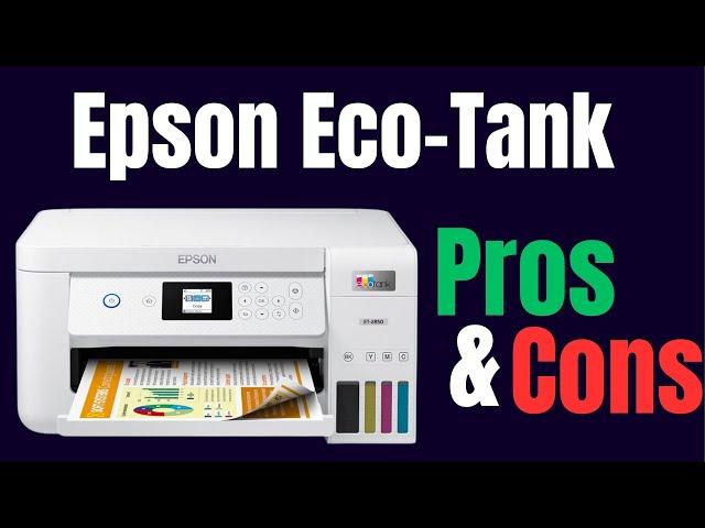 The TRUTH About Epson EcoTank Printers That No One Talks About!