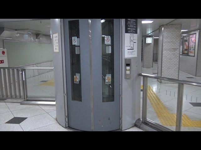 【円形エレベーター】JR大阪駅　環状のりばエレベーター