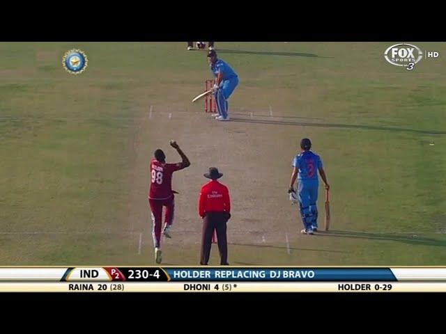 INDIA VS WEST INDIES ODI FINAL MATCH 2013 | IND VS WI MOST SHOCKING MATCH EVER | ROHIT DHONI KOHLI