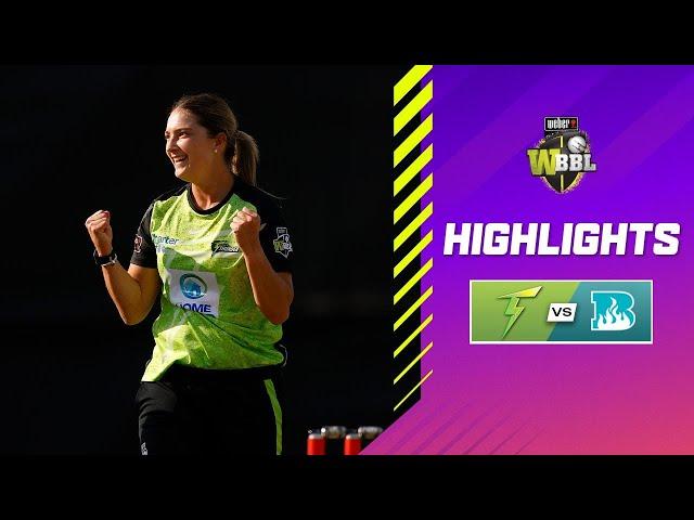 Thunderstruck! | Sydney Thunder v Brisbane Heat | #WBBL10