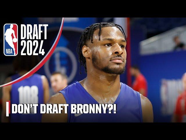 Rich Paul is telling teams DON'T DRAFT BRONNY JAMES  - Bob Myers | 2024 NBA Draft