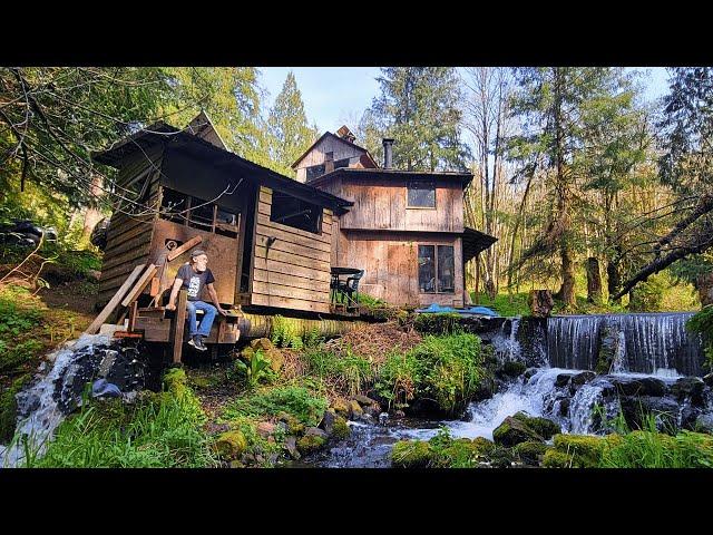 Living Off Grid for 46 Years | Al and his Hydroelectric Water Wheel