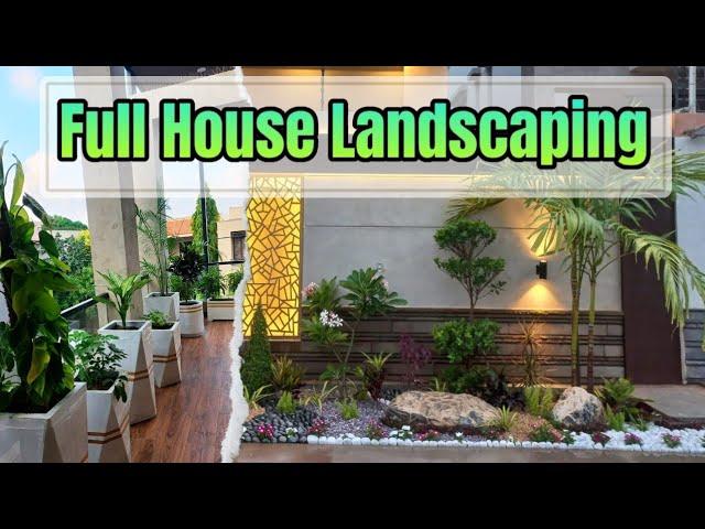 New house landscape | Landscaping company | Three days garden transformation #landscapecompany