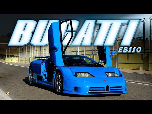 BUGATTI EB110 NA PISTA! Aceleramos o MONSTRO V12 que tem apenas 139 unidades no mundo!