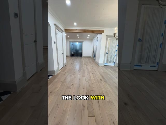 A more modern look  #flooringexperts #contractor #woodworking #fyp #construction