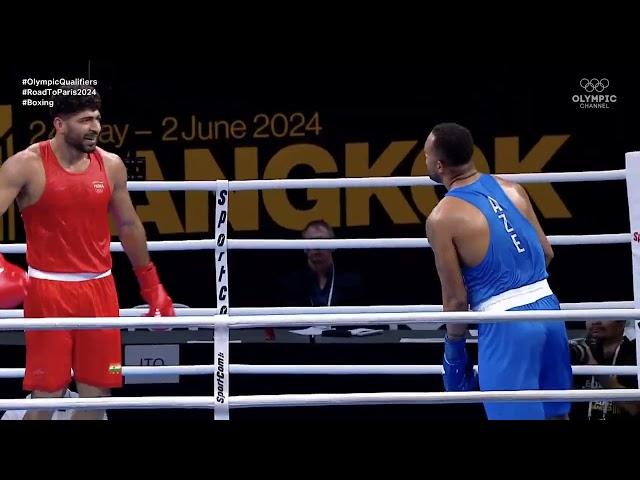 Loren Alfonso (AZE) vs. Sanjeet Kumar (IND) World Olympic Qualifiers 2024 QF's (92kg)