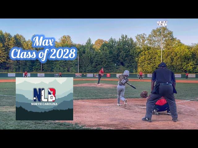 #10 Max - Next Level Baseball NC Class of 2028 - Highlights Summer 2024