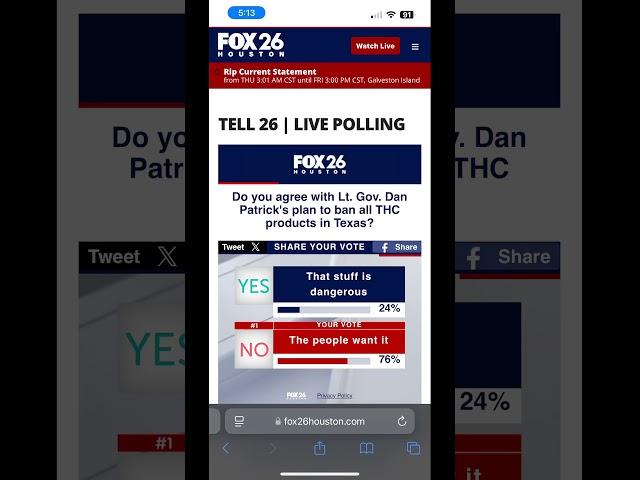 @fox26houston itz not even close yeah we want it #news #realnews #texas #hemp #thc