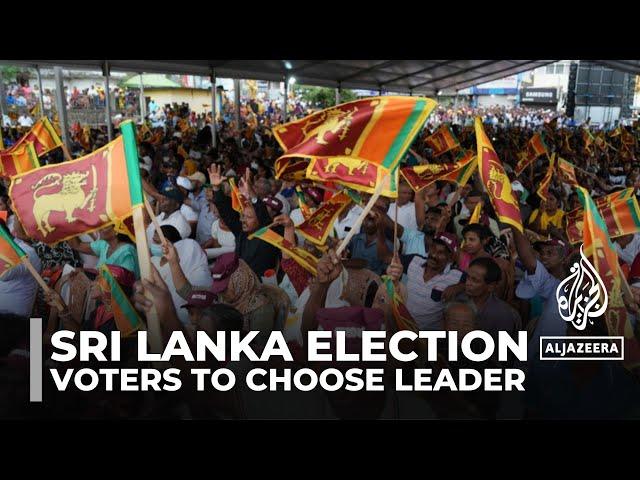 Sri Lanka election: Voters to choose leader amid economic uncertainty