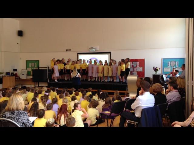 Ysgol Panteg students welcome guests to the school's official opening