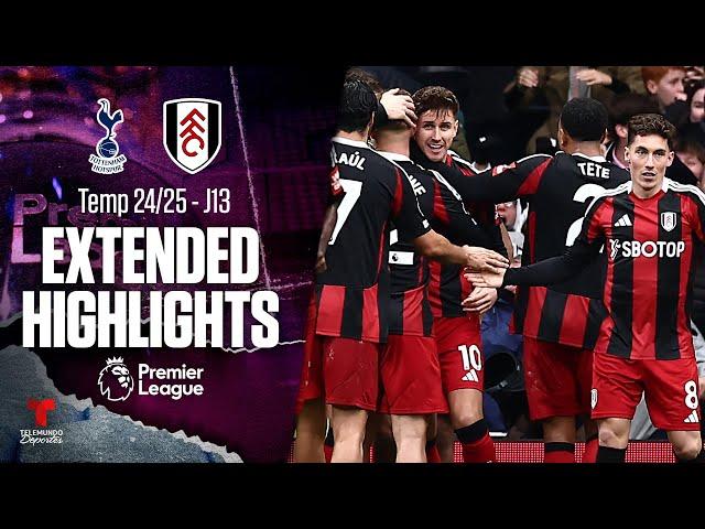 Tottenham vs. Fulham | Highlights Premier League | Jornada 13 | Telemundo Deportes